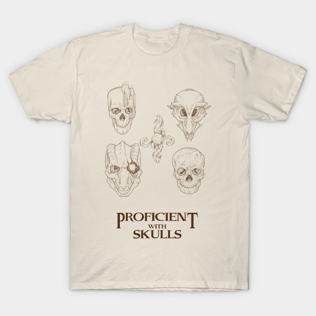 Proficient With Skulls (Double Sided) by Jcbarte2